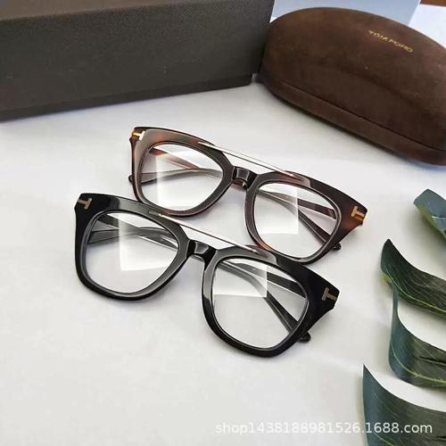 汤姆ford福特女士眼镜tf575 时尚男士欧美双梁板材眼镜光学眼镜架